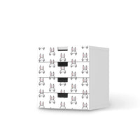 Klebefolie Hoppel - IKEA Stuva Kommode - 4 Schubladen - weiss