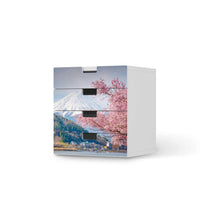 Klebefolie Mount Fuji - IKEA Stuva Kommode - 4 Schubladen - weiss