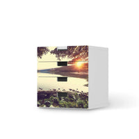 Klebefolie Seaside Dreams - IKEA Stuva Kommode - 4 Schubladen - weiss