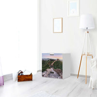 Klebefolie The Great Wall - IKEA Stuva Kommode - 4 Schubladen - Wohnzimmer