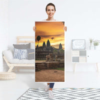 Kühlschrank Folie Angkor Wat - Küche - Kühlschrankgröße 60x120 cm