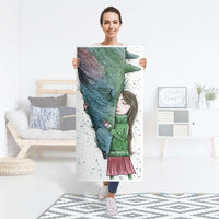 Kühlschrank Folie Cheek to cheek - Küche - Kühlschrankgröße 60x120 cm