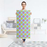 Kühlschrank Folie Donutparty - Küche - Kühlschrankgröße 60x120 cm