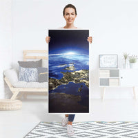 Kühlschrank Folie Earth View - Küche - Kühlschrankgröße 60x120 cm