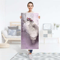 Kühlschrank Folie Miss Nepal - Küche - Kühlschrankgröße 60x120 cm