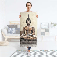 Kühlschrank Folie Relaxing Buddha - Küche - Kühlschrankgröße 60x120 cm