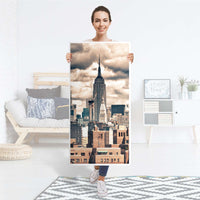 Kühlschrank Folie Skyline NYC - Küche - Kühlschrankgröße 60x120 cm