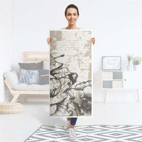 Kühlschrank Folie Styleful Vintage 1 - Küche - Kühlschrankgröße 60x120 cm