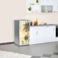 Kühlschrank Folie Beach Palms Kühlschrank 60x120 cm