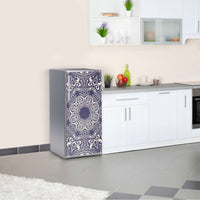 Kühlschrank Folie Blue Mandala Kühlschrank 60x120 cm