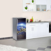 Kühlschrank Folie Earth View Kühlschrank 60x120 cm