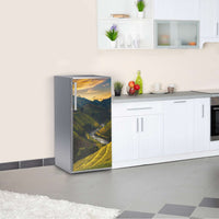 Kühlschrank Folie Reisterrassen Kühlschrank 60x120 cm