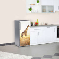Kühlschrank Folie Savanna Giraffe Kühlschrank 60x120 cm