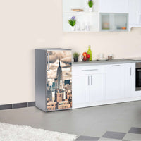 Kühlschrank Folie Skyline NYC Kühlschrank 60x120 cm