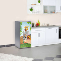 Kühlschrank Folie Wild Animals Kühlschrank 60x120 cm