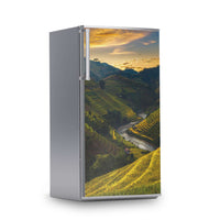 Kühlschrank Folie -Reisterrassen- Kühlschrank 60x120 cm