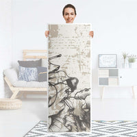 Kühlschrank Folie Styleful Vintage 1 - Küche - Kühlschrankgröße 60x150 cm