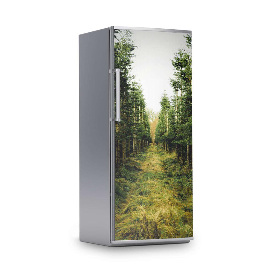 Kühlschrank Folie -Green Alley- Kühlschrank 60x150 cm