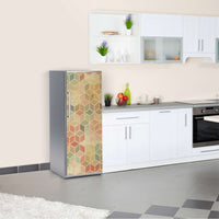 Kühlschrank Folie 3D Retro Kühlschrank 60x150 cm