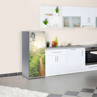 Kühlschrank Folie Green Tea Fields Kühlschrank 60x150 cm