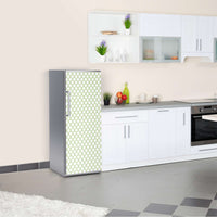 Kühlschrank Folie Retro Pattern - Grün Kühlschrank 60x150 cm
