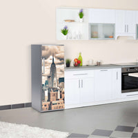 Kühlschrank Folie Skyline NYC Kühlschrank 60x150 cm