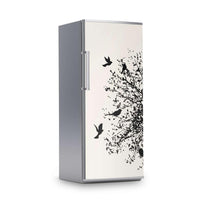 Kühlschrank Folie -Tree and Birds 2- Kühlschrank 60x150 cm