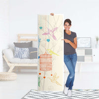 Kühlschrank Folie Birdcage - Küche - Kühlschrankgröße 60x180 cm