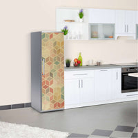 Kühlschrank Folie 3D Retro Kühlschrank 60x180 cm