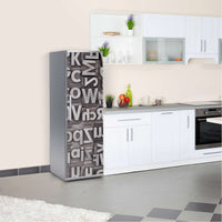 Kühlschrank Folie Alphabet Kühlschrank 60x180 cm