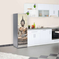 Kühlschrank Folie Relaxing Buddha Kühlschrank 60x180 cm