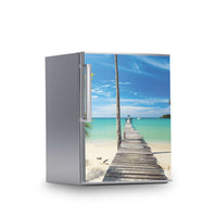 Kühlschrank Folie -Blue Water- Kühlschrank 60x80 cm