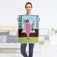 Kühlschrank Folie Der perfekte Tag - Küche - Kühlschrankgröße 60x80 cm