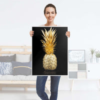 Kühlschrank Folie Goldenes Früchtchen - Küche - Kühlschrankgröße 60x80 cm