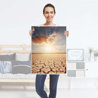 Kühlschrank Folie Savanne - Küche - Kühlschrankgröße 60x80 cm