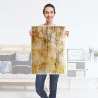 Kühlschrank Folie Unterholz - Küche - Kühlschrankgröße 60x80 cm