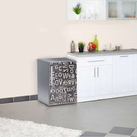 Kühlschrank Folie Alphabet Kühlschrank 60x80 cm