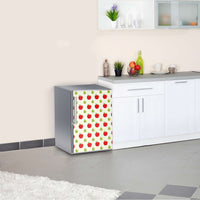 Kühlschrank Folie An apple a day Kühlschrank 60x80 cm