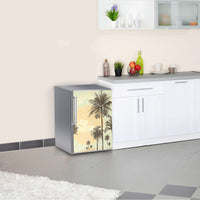Kühlschrank Folie Beach Palms Kühlschrank 60x80 cm