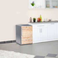 Kühlschrank Folie Bright Planks Kühlschrank 60x80 cm