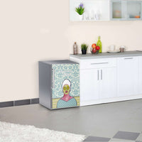 Kühlschrank Folie Frau Gurke Kühlschrank 60x80 cm