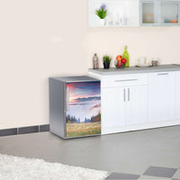 Kühlschrank Folie Herbstwald Kühlschrank 60x80 cm