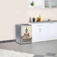 Kühlschrank Folie Relaxing Buddha Kühlschrank 60x80 cm