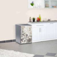 Kühlschrank Folie Styleful Vintage 1 Kühlschrank 60x80 cm