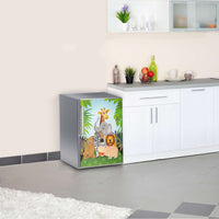 Kühlschrank Folie Wild Animals Kühlschrank 60x80 cm