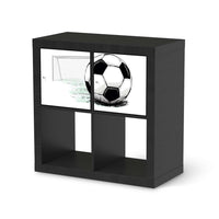 Möbel Klebefolie Freistoss - IKEA Expedit Regal 2 Türen Quer - schwarz