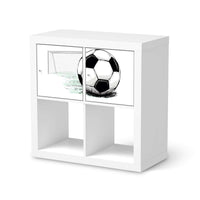 Möbel Klebefolie Freistoss - IKEA Expedit Regal 2 Türen Quer - weiss