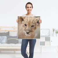 Möbel Klebefolie Simba - IKEA Hemnes Beistelltisch 55x55 cm - Folie