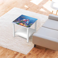 Möbel Klebefolie Bubbles - IKEA Hemnes Beistelltisch 55x55 cm - Kinderzimmer