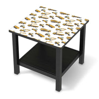 Möbel Klebefolie Working Cars - IKEA Hemnes Beistelltisch 55x55 cm - schwarz